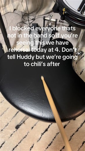 Band Rehearsal Announcement
