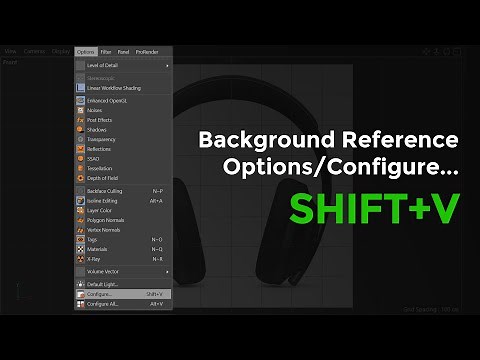 Cinema 4D Quick Tip - Background Reference Image