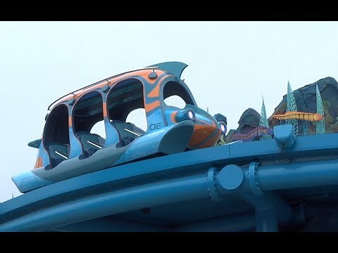 NEW Submarine Quest FULL RIDE POV at SeaWorld San Diego