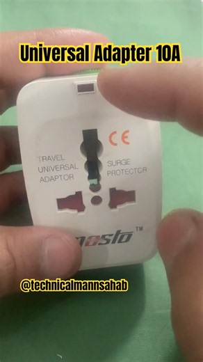 Universal Adapter Explained | Multi Plug Adapter Review ⚡ #shortvideo #adapter #shortsfeed