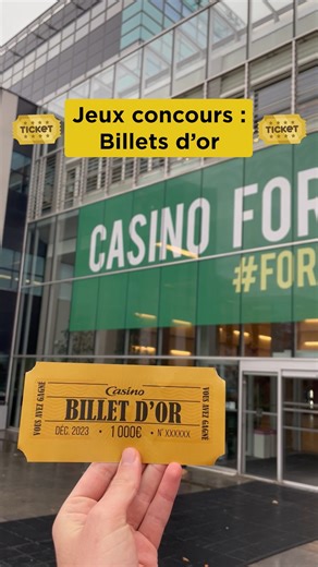 🎟️BILLETS D’OR 🎟️ Trouvez l’un de nos 13 billets d’or dans un produit Casino cachés dans nos enseignes Casino Supermarchés, Casino#Hyperfrais, SPAR, Vival, Le Petit Casino. Chaque billet a une valeur unitaire de 1 000€ 😱 Bonne chance et joyeux Noël ! 🤩 Pour en savoir plus sur l’opération 👉 https://www.geantcasino.fr/landing/billets-dor/ | Casino France