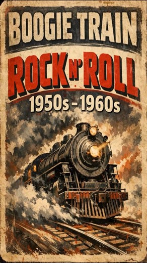 The Boogie Train | High-Speed 50s Rhythm! 🚂💨 #RocknRoll #shorts