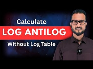 How to Calculate LOG and ANTILOG without LOG TABLE | Easy Method to Find Log and Antilog | Chemistry