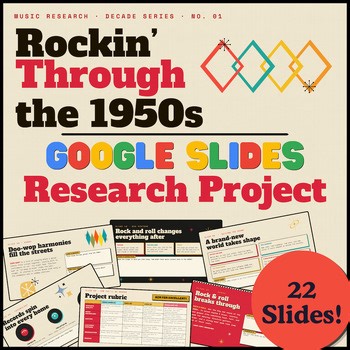 Rockin' Through the 1950s | Music History Research Project | Google Slides