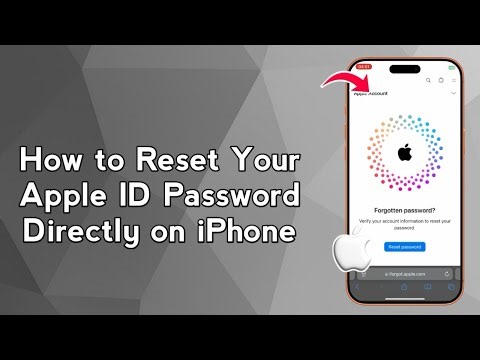 How to Reset Your Apple ID Password Directly on iPhone