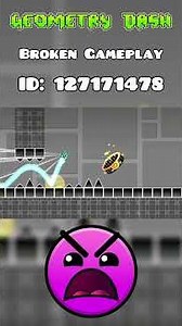 Broken Gameplay in Geometry Dash #gd #robtop #geometrydash #shorts