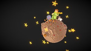 Voxel Planet of the Little Prince / MagicaVoxel - Download Free 3D model by moyicat