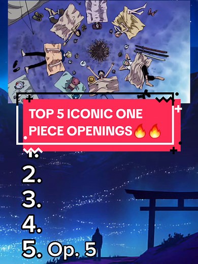 Top 5 Iconic One Piece Openings You Must See