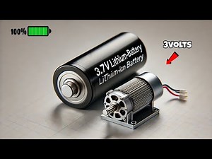 3.7V Lithium-ion Battery VS 3V Motor