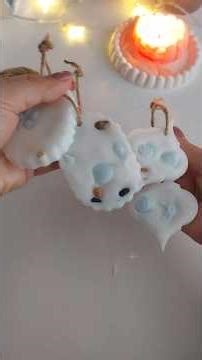 DIY aroma sachets (wax tablets) with coconut scent 😋 👌 😍 sea edition #candleihandle #aromatherapy