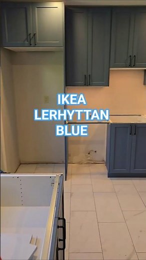 IKEA Lerhyttan Blue Kitchen Reveal — Even Better in Real Life
