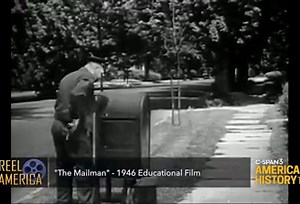 "The Mailman" - 1946 Educational Film (clip) Look for several films about the U.S. Postal Service Labor Day weekend on C-SPAN3's Reel America: https://www.c-span.org/series/?reelAmerica | American History TV