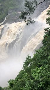 107K views · 4.5K reactions | Earlier today the Barron River at Barron Falls, Qld would have been flowing at around 160 cubic metres of water per second, or 9.6 million litres of water per minute. To put that into context, the amount of water going over the falls in a ‘SECOND’ is around the same volume required to fill the new NSW 737 fire-fighting bomber 10 times.  Skyrail Rainforest Cableway | Bureau of Meteorology | Facebook