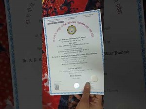 AKTU /B.tech / Civil Engineering/ Degree unboxing 🔥🔥🤩🤩