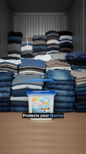 Ensure every shipment arrives in perfect condition. DampFree Hi-Capacity Moisture Absorber quietly protects clothes from moisture and mould for up to 60 days reliable protection for long journeys, from your warehouse to worldwide destinations. Shop now at https://dampfree.in/ #dampfree #moisturefree #excessmoisture #moisturecontrol #nomoisture #moistureabsorber #dampfreehicapacity #dampproofing #moistureeffect #mouldfree #warehouse | DampFree Moisture Absorber