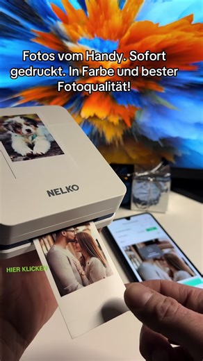 NELKO PP01 Mini-Fotodrucker für Sofortbilder