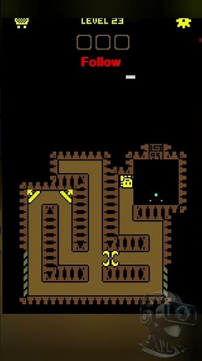 Level 23 starts EASY… but wait 😳 #TombOfTheMask #ColorMaze #Level23 #PuzzleGame #MobileGaming