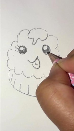🐑 Super Cute Sheep Drawing | Easy Step by Step Tutorial 🎨✏️