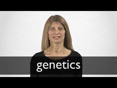 How to pronounce GENETICS in British English