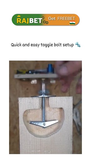universal__clip__ on Instagram: "The post features a video demonstrating toggle bolt installation for mounting a PVC pipe holder into wood, quoting 's similar DIY tip and crediting, achieving 727,000 views and 222 replies within 24 hours. Toggle bolts provide superior holding power by expanding wings behind the surface, with engineering tests indicating they support 50-100 kg loads in wood, far exceeding standard anchors for secure, removable fixtures. Replies in Indonesian express interest in i