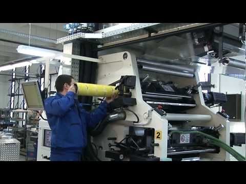 Flexo printing press SC Anilox