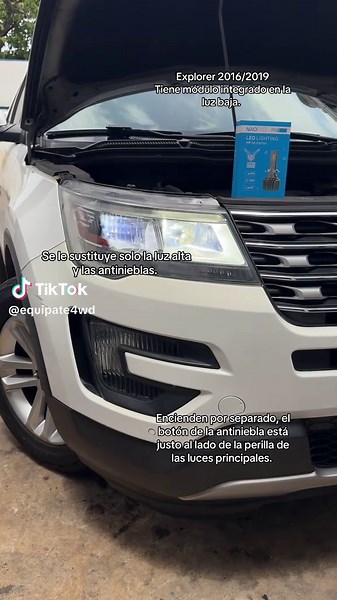Deficiencia en luces bajas de Ford Explorer 2016 en adelante