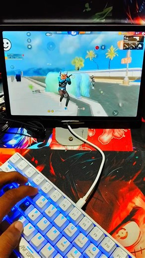 Free Fire Gaming keyboard mouse🖱️⌨️📲Gameplay #mixpro #geekgamer #shorts #shortsviral #youtubeshorts