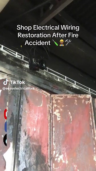 Electrical Wiring Restoration After Fire Accident