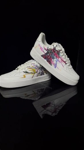 Gundam SEED Custom Air Force 1 | Mecha Anime Sneakers by 13thstep Custom