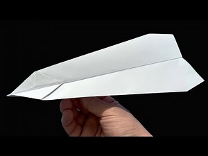 How to Make a Paper Airplane That Flies Far Over a Long Distance in 2 Minutes
