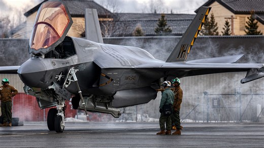 F-35B marines train during Red Flag Alaska exercise