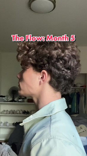 Month 5 flow update #foryoupage #hairstyle #hair #haircut #flow #mensfashion #style #tips
