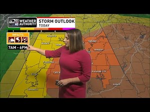 Severe weather possible today (Jan 12, 2023) - Morning update with Taylor Sarallo