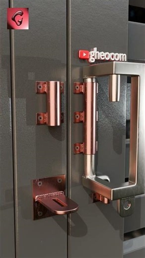 #gheocom Upgraded Sliding Gate Manual Lock #shorts