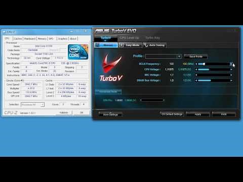 Asus TurboV Evo OC software - Asus P7H57D-V Evo