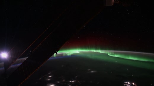 Chris Williams | The view out of the @iss window can be stunning. This timelapse video captures the Aurora Borealis from the port window of the ISS cupola... | Instagram
