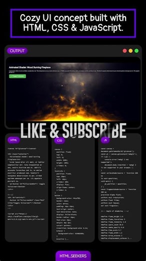 CPChallenge: Cozy Winter UI ❄️✨#WinterUI #HTMLCSS #JavaScriptProjects
