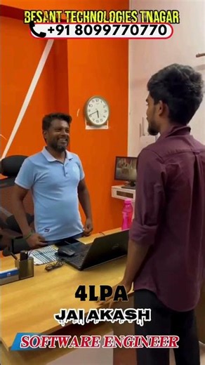 Full Stack Developer Placed with 4 LPA | Best Full Stack Course in Chennai | Besant Technologies