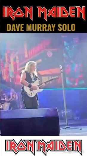 DAVE MURRAY Solo Caught Somewhere in Time Live #shorts #ironmaiden #somewhereintime #guitarsolo