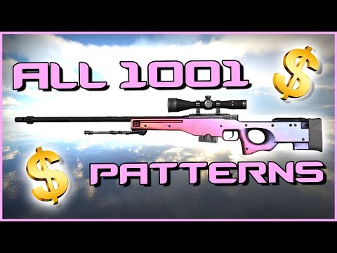 ALL 1001 AWP Fade Patterns