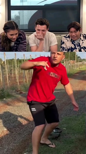 Tom Holland reacting to viral videos #spiderman #funny #tomholland #memearchive #memebers #usa