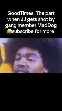 Good Times, J.J. gets mixed up with a gang led by Mad Dog. #goodtimes #fypyoutube #fyp #funny #tv
