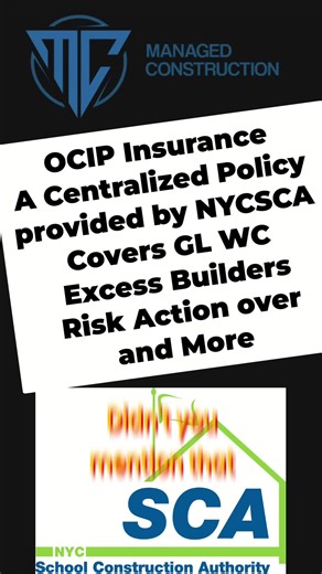 NYC projects? Check their insurance. Agencies like SCA & Port Authority cover their own on large union jobs. It's all about OCIPs! #OCIP #ConstructionInsurance #NYC #UnionJobs #ProjectManagement