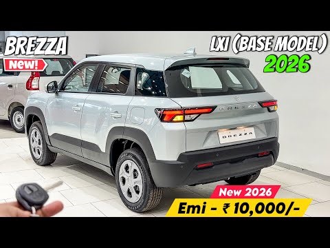 Maruti Brezza LXI CNG 2026 ❤️ | Maruti Brezza Base Model | Brezza 2026 Detailed Review