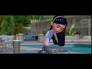 |The Incredibles| Violet Parr Test Animation with Sound Part 9
