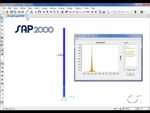 SAP2000 - 22 Power Spectral Density: Watch & Learn