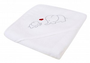 Elephant Baby Hooded Towel: Soft Combed Cotton, Embroidered Design - Etsy Australia