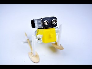 LUCU ! Cara Membuat Rob0t Berjalan Sederhana