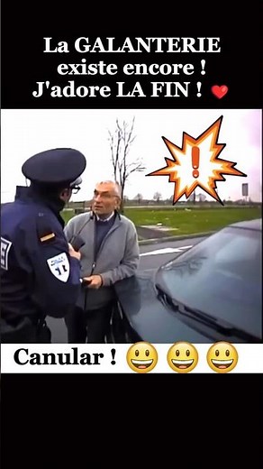 Street interview with Sébastien Thiéry, disguised as a fake policeman #humor #funny #prank #shorts