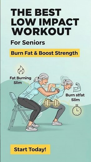 Seniors Burn Fat & Boost Strength with Easy Chair Burpees!